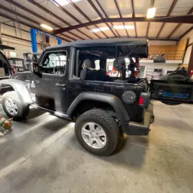 Black Wrangler JL - 2-Door Cargo Buildout