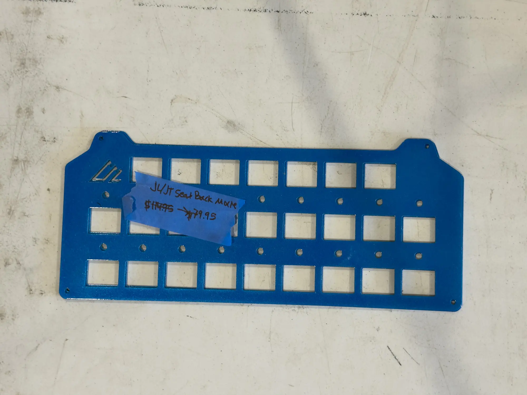 JL/JT Seat Back Molle - Hydro Blue