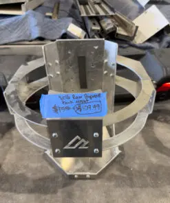 20lb Propane Tank Mount - Raw Aluminium