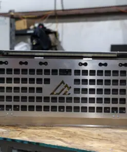 Jeep Wrangler JL Tailgate Table VersaTable – Raw Aluminum w/ Black Table Tray – Bamboo Table Top