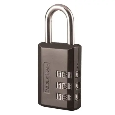 Padlock - Black Combination Lock