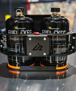 Dual 1LB Propane Kit - Mount + Cylinders