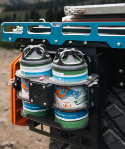 Dual 1LB Propane Kit - Mount + Cylinders - Image 2