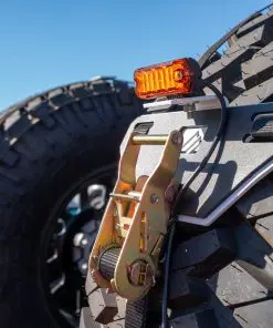 F-150 VSTM ratchet strap and separator with optional amber chase light