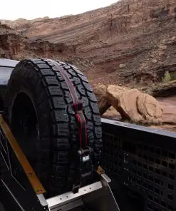 Ranger VSTM carrying a spare tire during a canyon trip