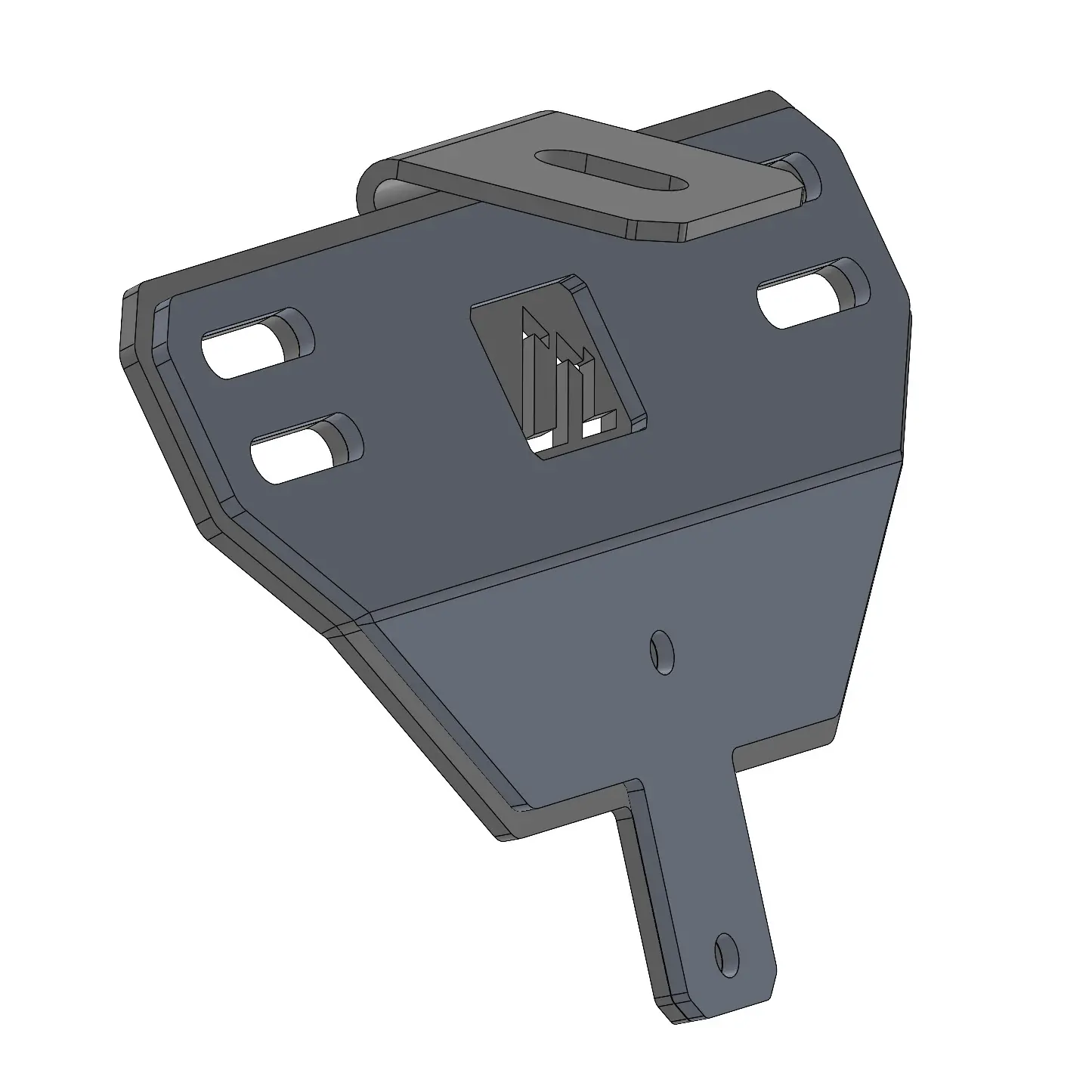 With Chase Light Tabs strap separator with a projecting upper chase light tab and slotted hole
