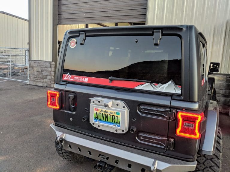 Jeep JK/JL Rear Window Decal American Adventure Lab