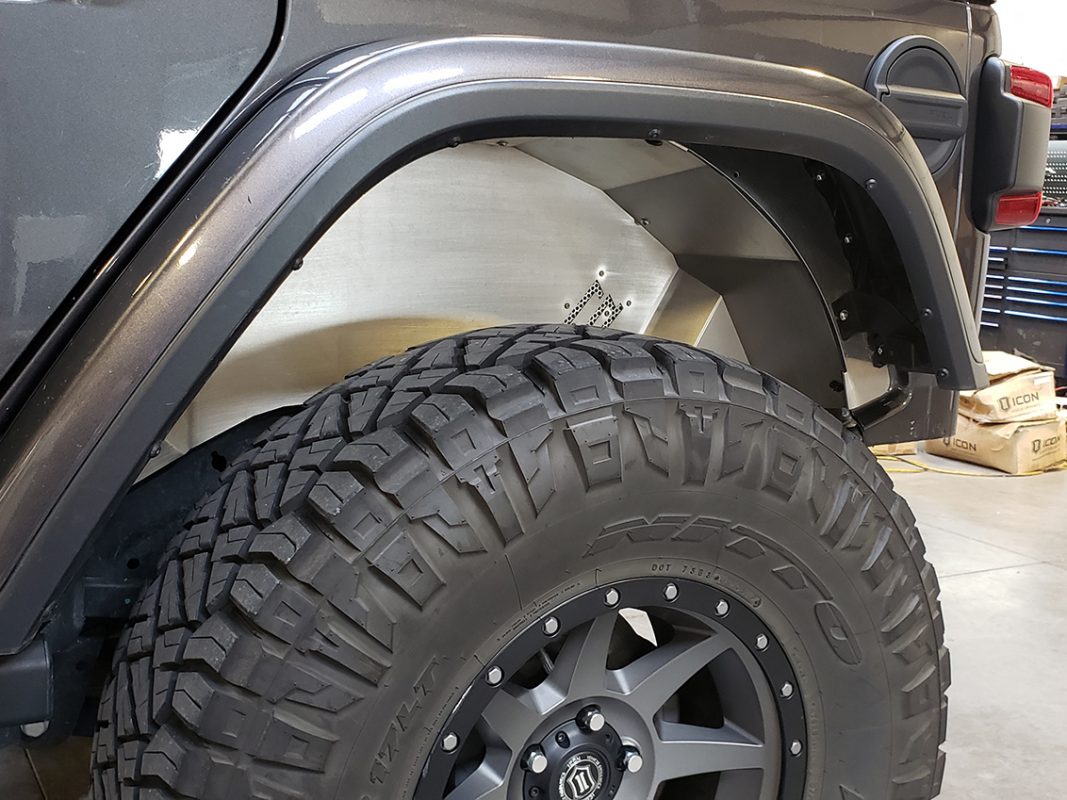 Jeep JL Quick-Release Rear Inner Fenders - American Adventure Lab