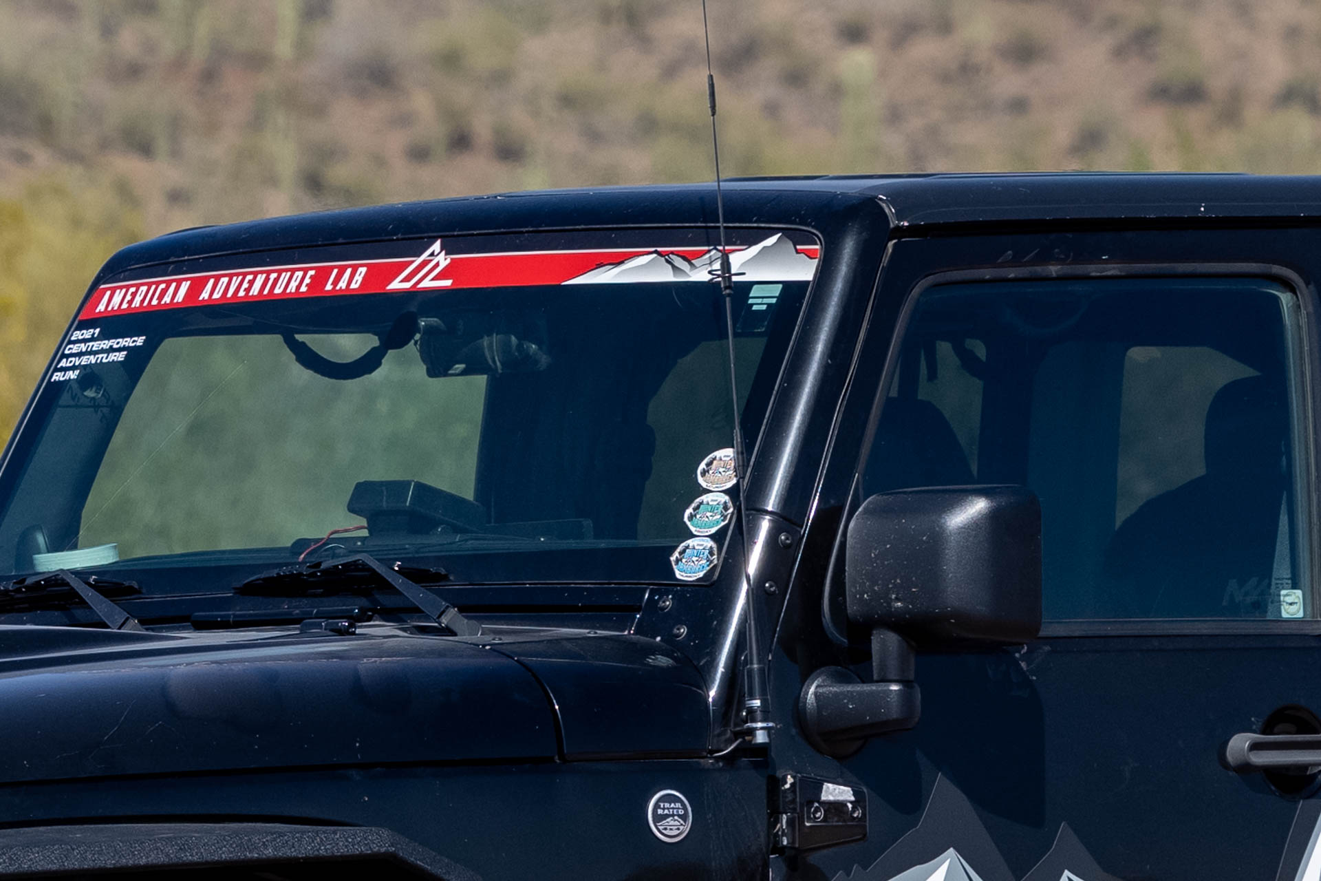 Jeep JK Cowl Antenna Bracket - American Adventure Lab