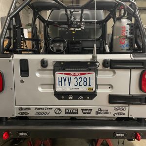 Jeep TJ/LJ Spare Tire Delete Kit with Backup Camera - American Adventure Lab