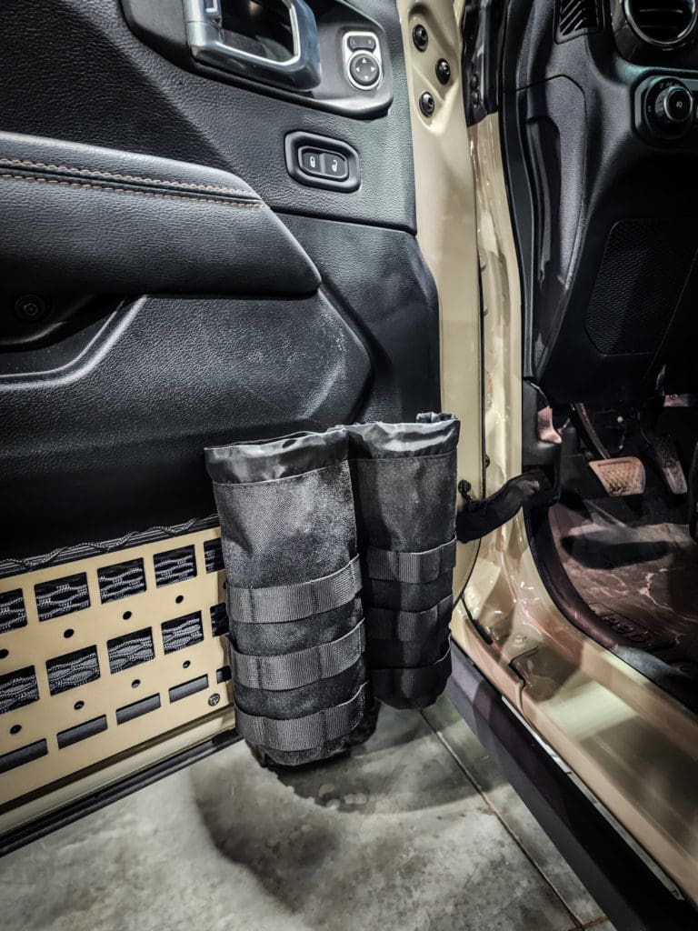 Cup Holders For Jeep Wrangler Polaris With Drink Cup Holder - Powder Coated Blue, Made In USA RZR Grab Handle - Foto 4