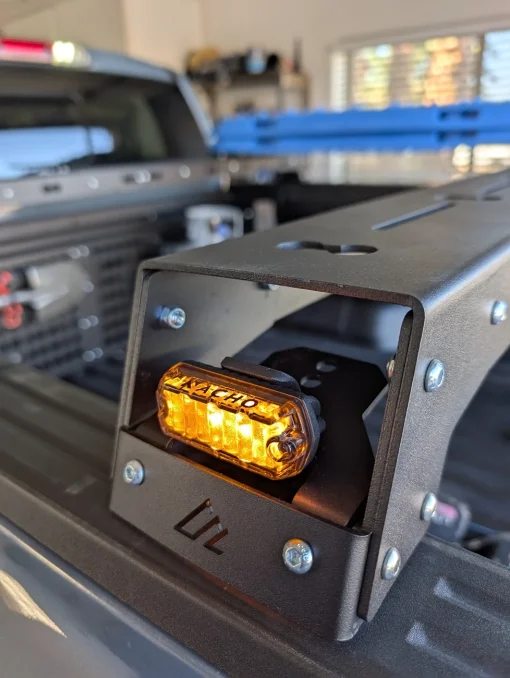 Ford Ranger Bed Rack - LED Light Mounts