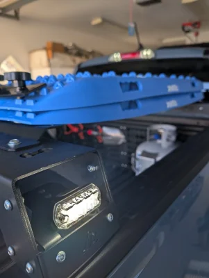 Ford Ranger Bed Rack - LED Light Mounts