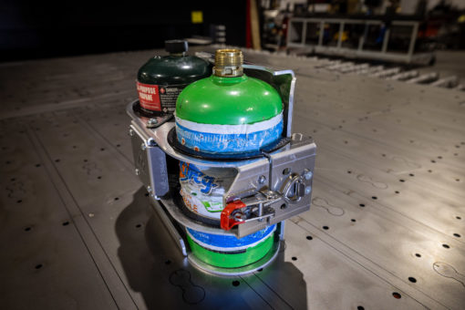 Dual 1LB Propane Bottle Mount - Image 2
