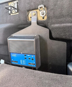 Alternative view of Ford Ranger Amp Rack – Behind the Seat Mount