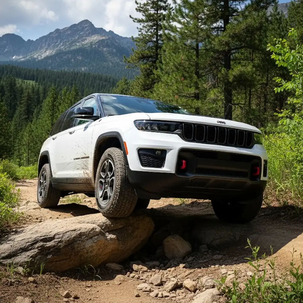 Jeep Grand Cherokee WL equipped with MASS Platform and rear cargo system