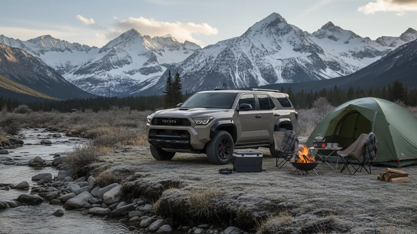 6th Gen Toyota 4Runner outfitted with modular cargo system and overland accessories